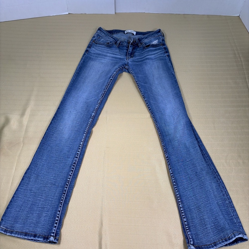 BKE Stella Boot Cut Stretch Distressed Denim Jeans Size 27x35.5